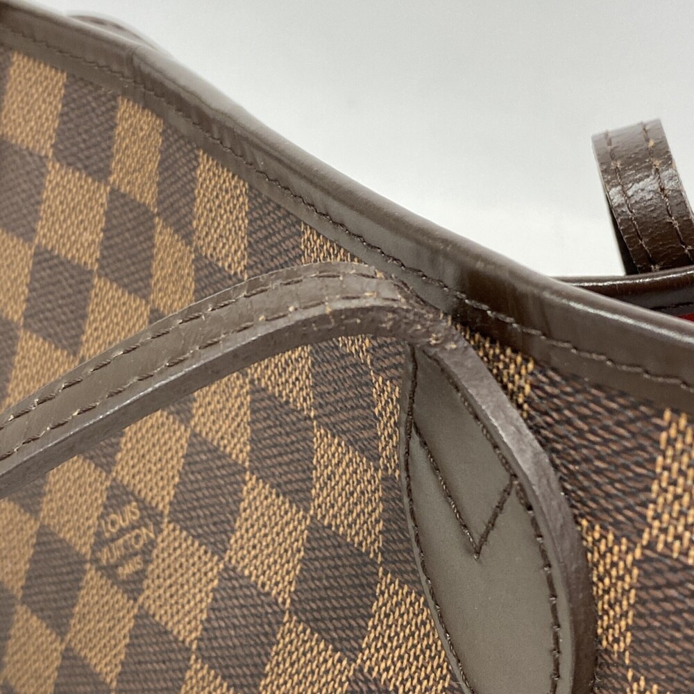 LOUIS VUITTON Brown Damier Neverfull MM Tote Bag - Picture 7 of 11